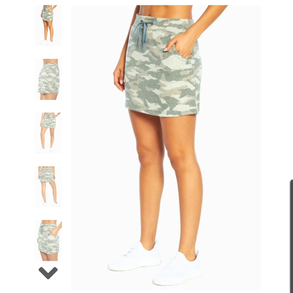 Camo pocket skirt